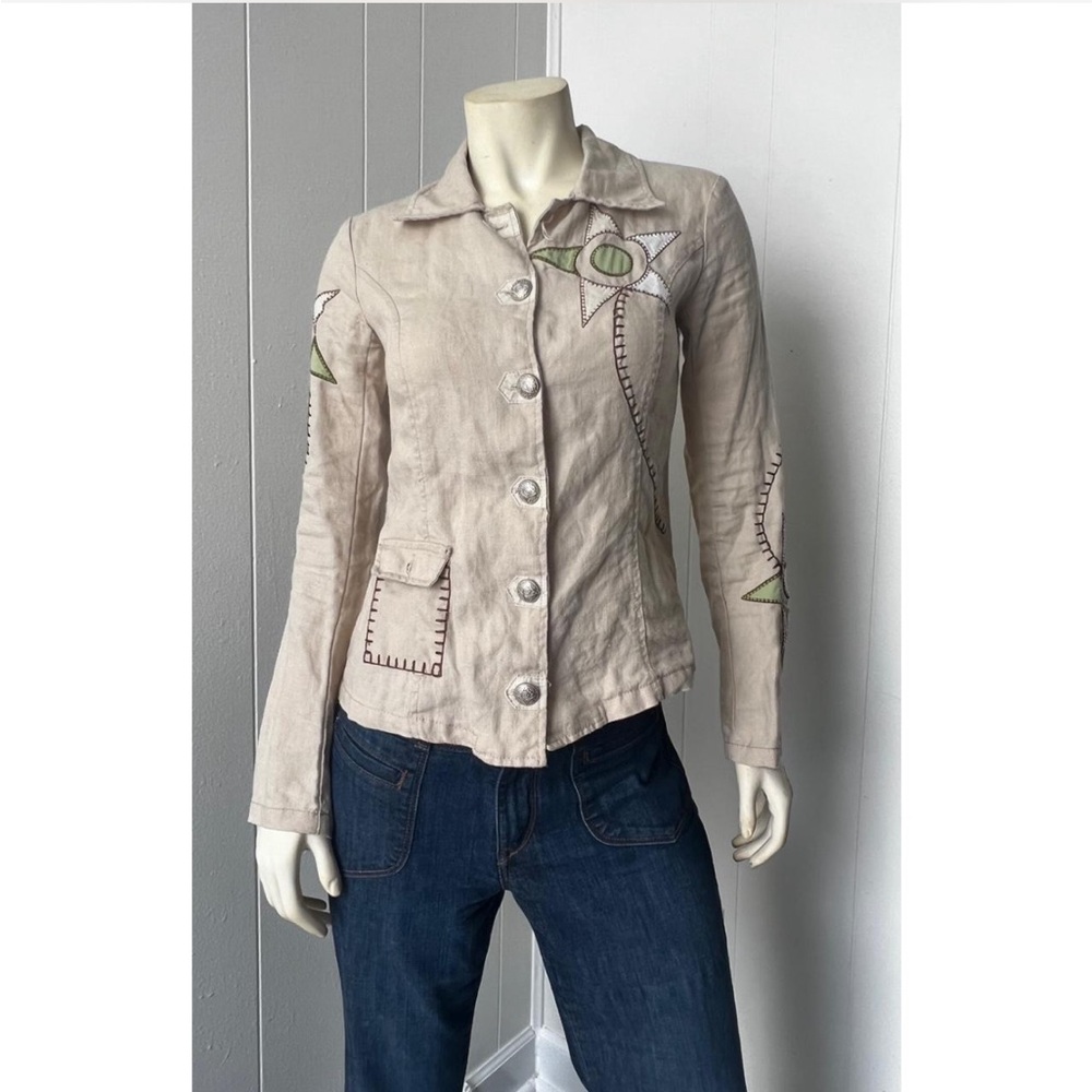 Boho Embroidered Spring Jacket